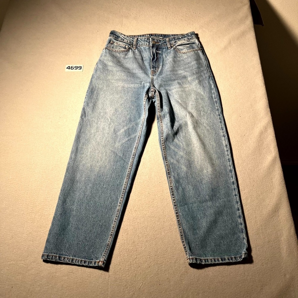 Original Use Relaxed Straight Jeans Mens 33x30 Blue Denim Cotton Stretch Casual